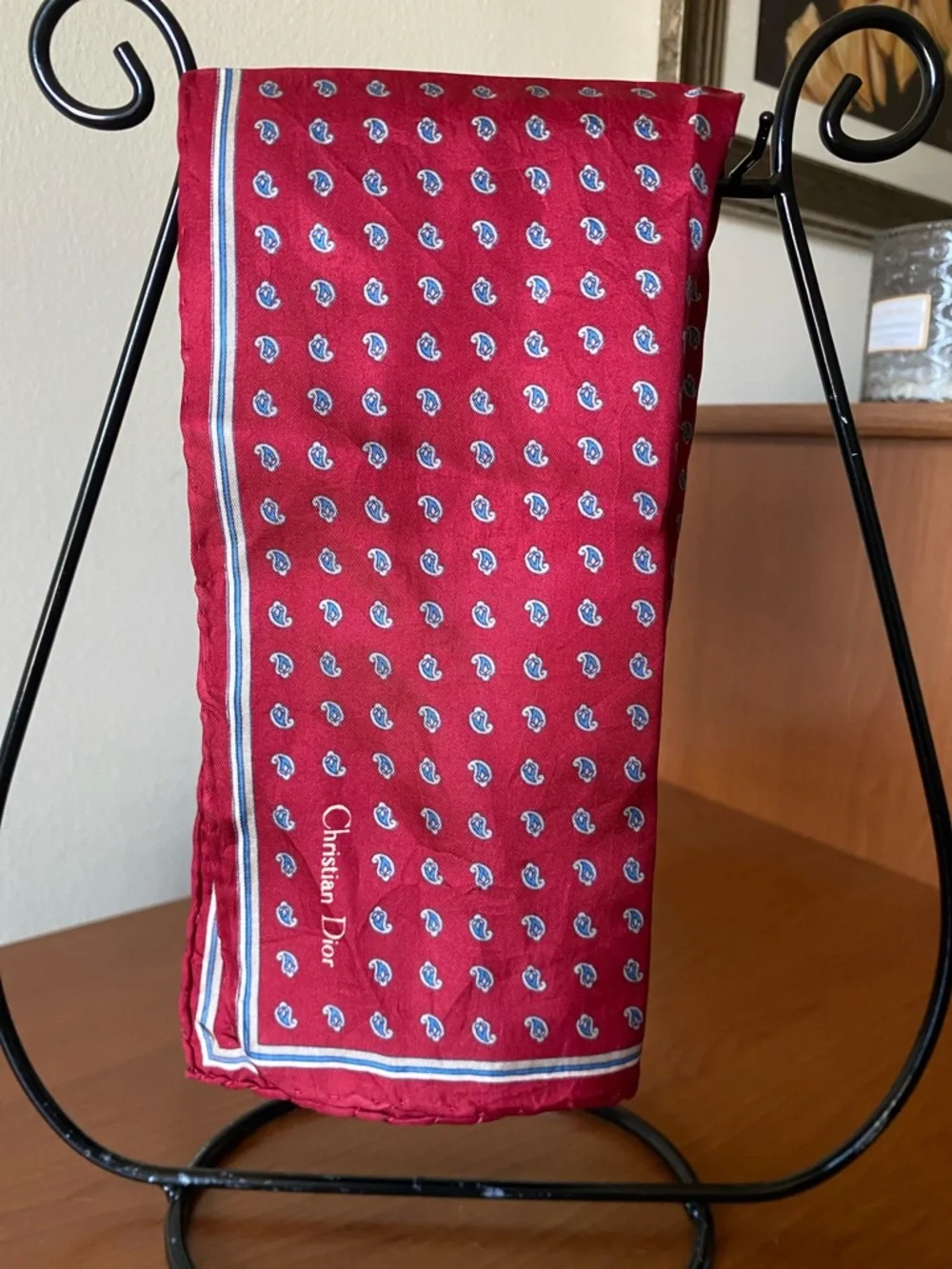 Christian Dior Vintage Silk Scarf